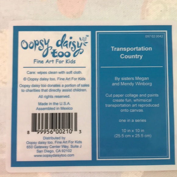 Children’s Oopsy daisy too canvas art bundle - Picture 6 of 7